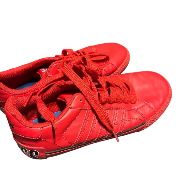 K-SWISS BOYS SHOES COLOR RED USE LIKE NEW SIZE 4 - Picture 3 of 10